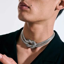 Love Knot Necklace, Sterling Silver - Image 2